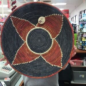 Handwoven Multicolor Decorative Basket